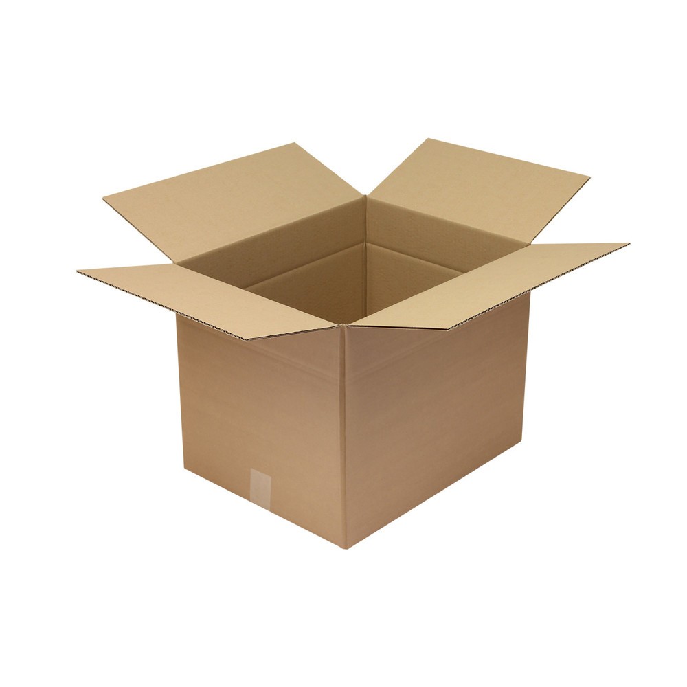 Image of  Individuelle Bedruckung - auch mehrfarbig - möglichWellpapp-Faltkarton 1-wellig, 500 x 400 x 400 mm, Qual. 1.30 C, braun Wellpapp-Faltkarton 1-wellig, 500 x 400 x 400 mm, Qual. 1.30 C, braun