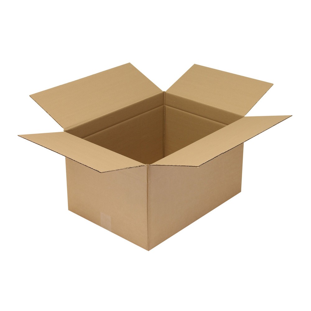 Image of  Individuelle Bedruckung - auch mehrfarbig - möglichWellpapp-Faltkarton 1-wellig, 520 x 380 x 300 mm, Qualität 1.30 C, braun Wellpapp-Faltkarton 1-wellig, 520 x 380 x 300 mm, Qualität 1.30 C, braun