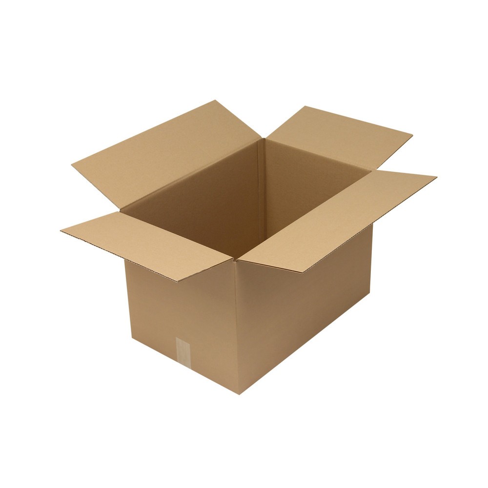 Image of  Individuelle Bedruckung - auch mehrfarbig - möglichWellpapp-Faltkarton 1-wellig, 590 x 390 x 390 mm, Qualität 1.30 C, braun Wellpapp-Faltkarton 1-wellig, 590 x 390 x 390 mm, Qualität 1.30 C, braun