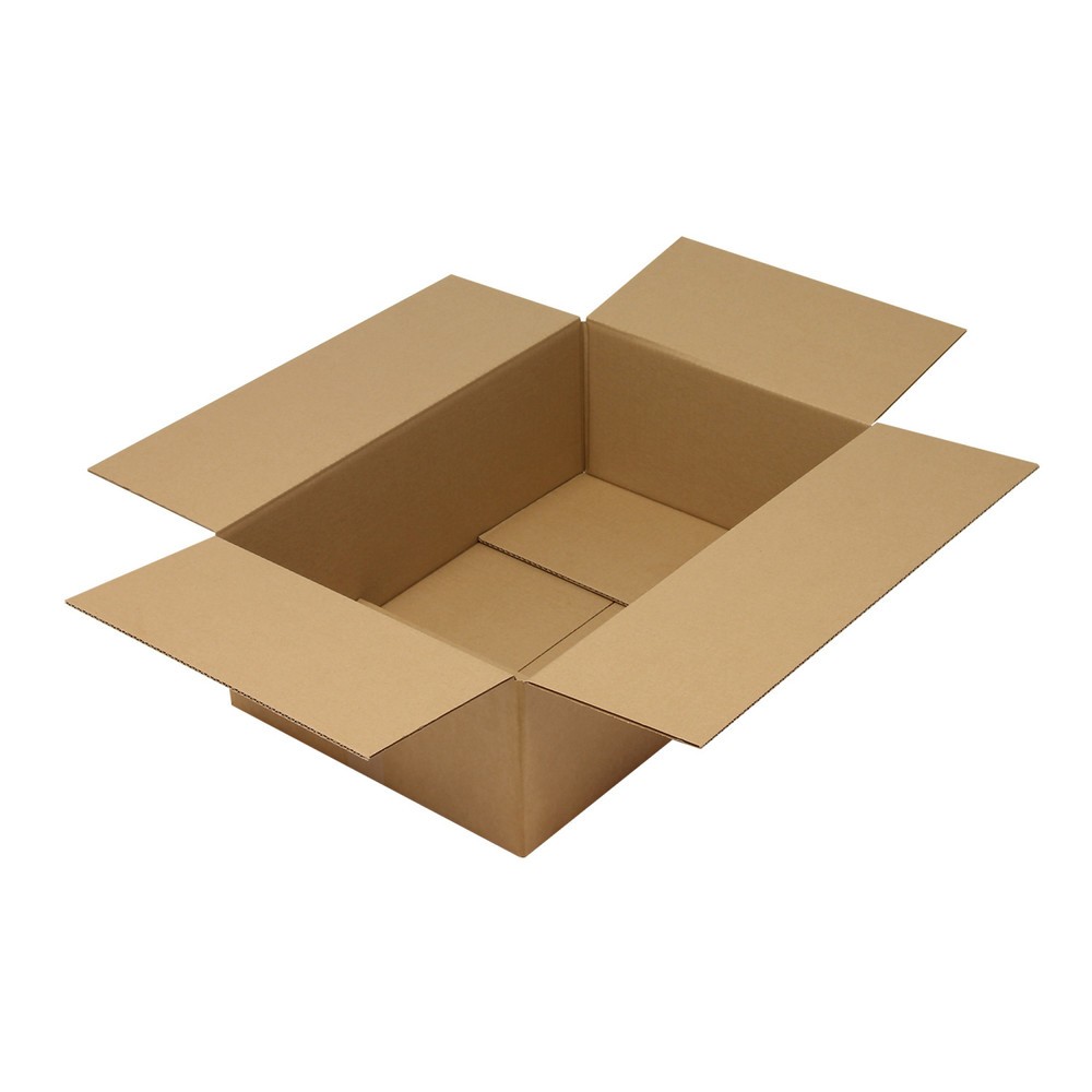 Image of  Individuelle Bedruckung - auch mehrfarbig - möglichWellpapp-Faltkarton 1-wellig, 600 x 400 x 200 mm, Qual. 1.30 C, braun Wellpapp-Faltkarton 1-wellig, 600 x 400 x 200 mm, Qual. 1.30 C, braun