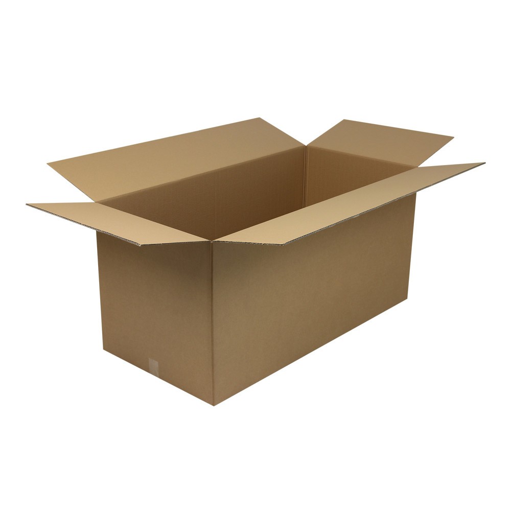 Image of  Individuelle Bedruckung - auch mehrfarbig - möglichWellpapp-Faltkarton 2-wellig, 1200 x 570 x 570 mm, Qualität 2.30, braun Wellpapp-Faltkarton 2-wellig, 1200 x 570 x 570 mm, Qualität 2.30, braun