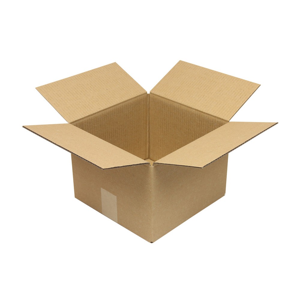 Image of  Individuelle Bedruckung - auch mehrfarbig - möglichWellpapp-Faltkarton, 2-wellig, 250 x 250 x 180 mm Wellpapp-Faltkarton, 2-wellig, 250 x 250 x 180 mm