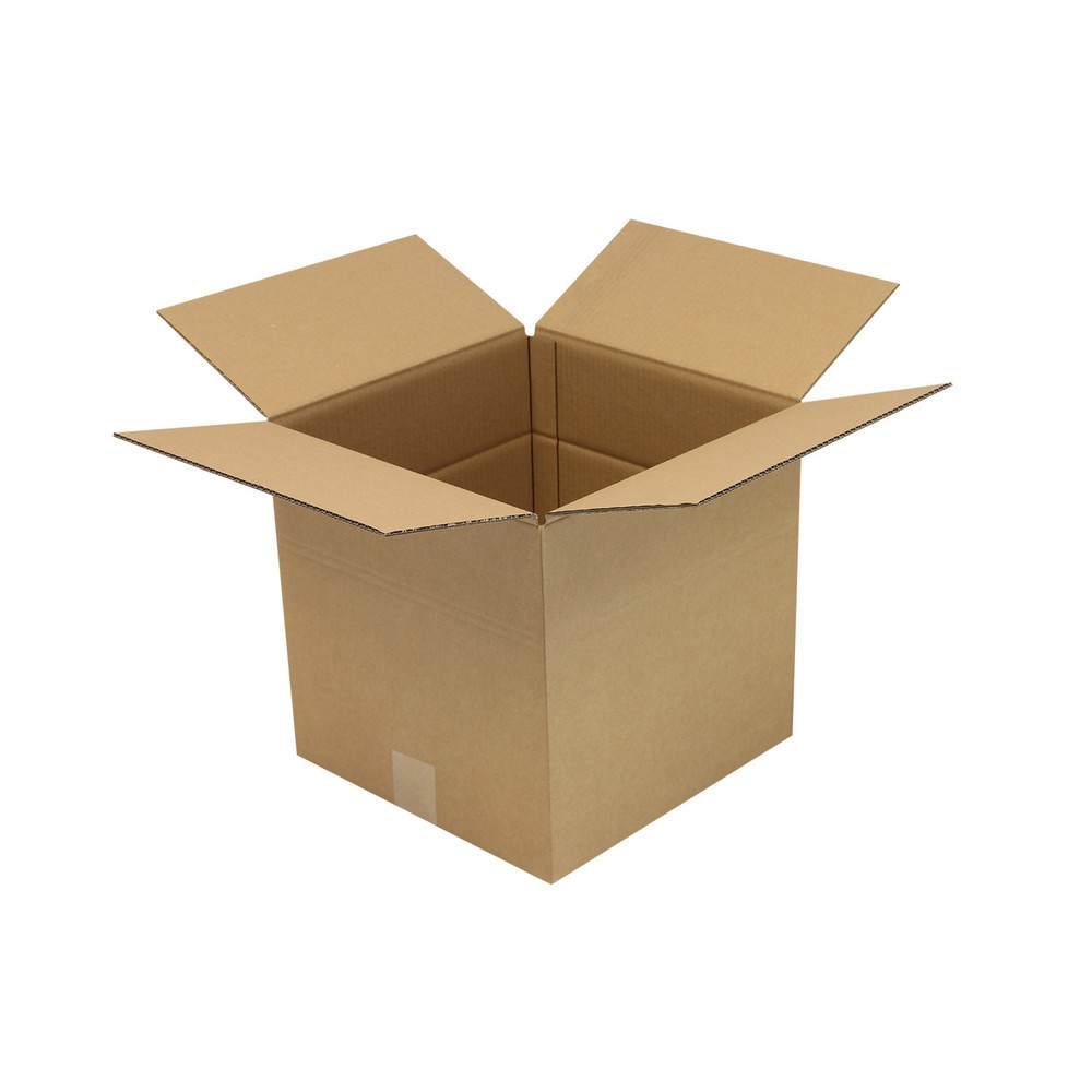 Image of  Individuelle Bedruckung - auch mehrfarbig - möglichWellpapp-Faltkarton, 2-wellig, 300 x 300 x 300 mm Wellpapp-Faltkarton, 2-wellig, 300 x 300 x 300 mm