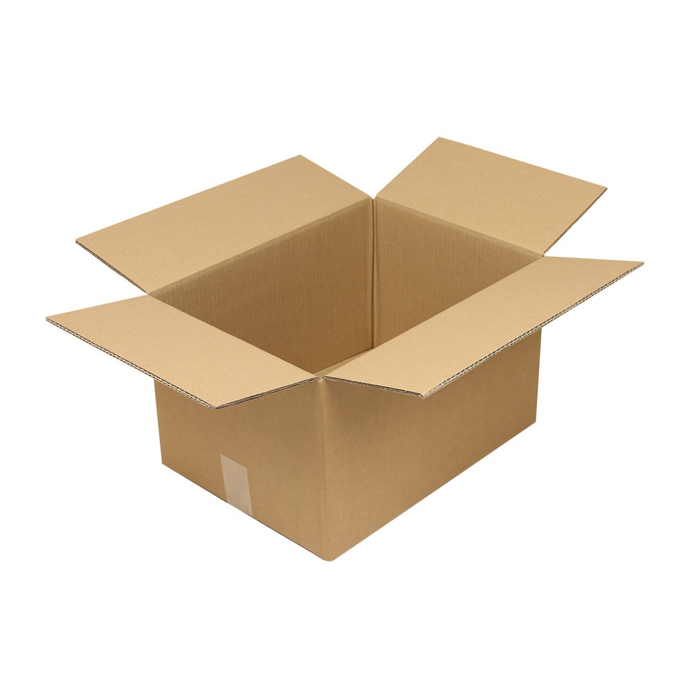 Image of  Individuelle Bedruckung - auch mehrfarbig - möglichWellpapp-Faltkarton 2-wellig, 430 x 310 x 250 mm, Qual. 2.30 BC, braun Wellpapp-Faltkarton 2-wellig, 430 x 310 x 250 mm, Qual. 2.30 BC, braun