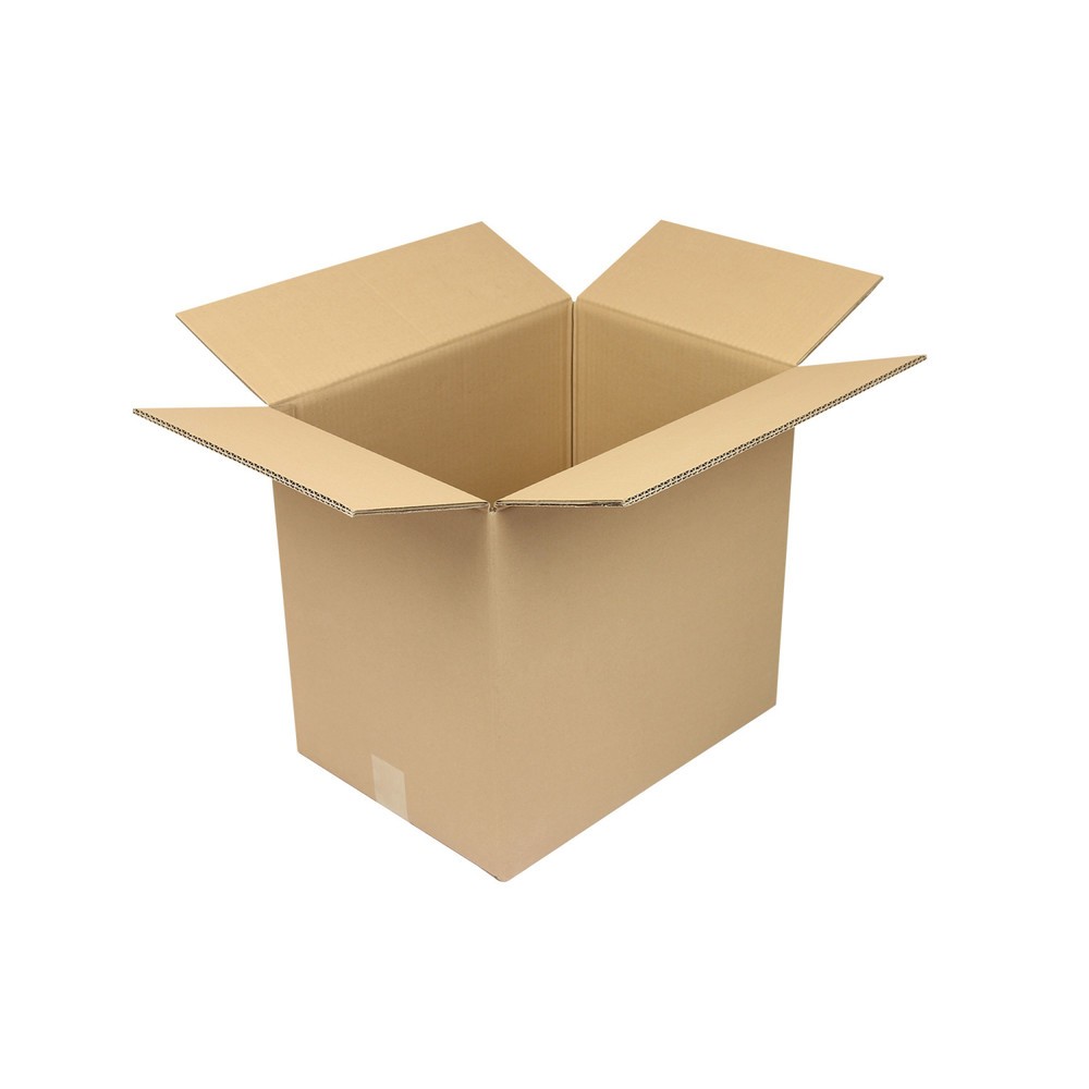 Image of  Individuelle Bedruckung - auch mehrfarbig - möglichWellpapp-Faltkarton 2-wellig, 430 x 310 x 390 mm, Qualität 2.30, braun Wellpapp-Faltkarton 2-wellig, 430 x 310 x 390 mm, Qualität 2.30, braun