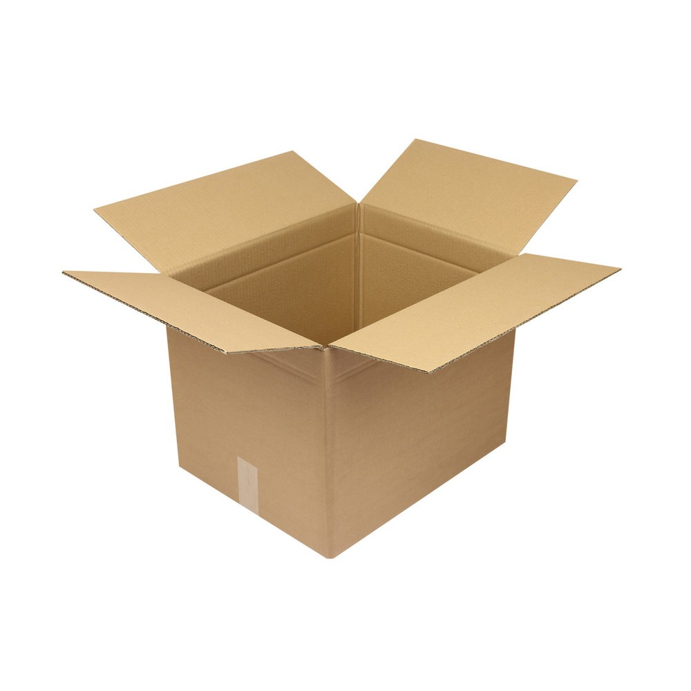 Image of  Individuelle Bedruckung - auch mehrfarbig - möglichWellpapp-Faltkarton 2-wellig, 475 x 375 x 370 mm, Qualität 2.30 BC, braun Wellpapp-Faltkarton 2-wellig, 475 x 375 x 370 mm, Qualität 2.30 BC, braun