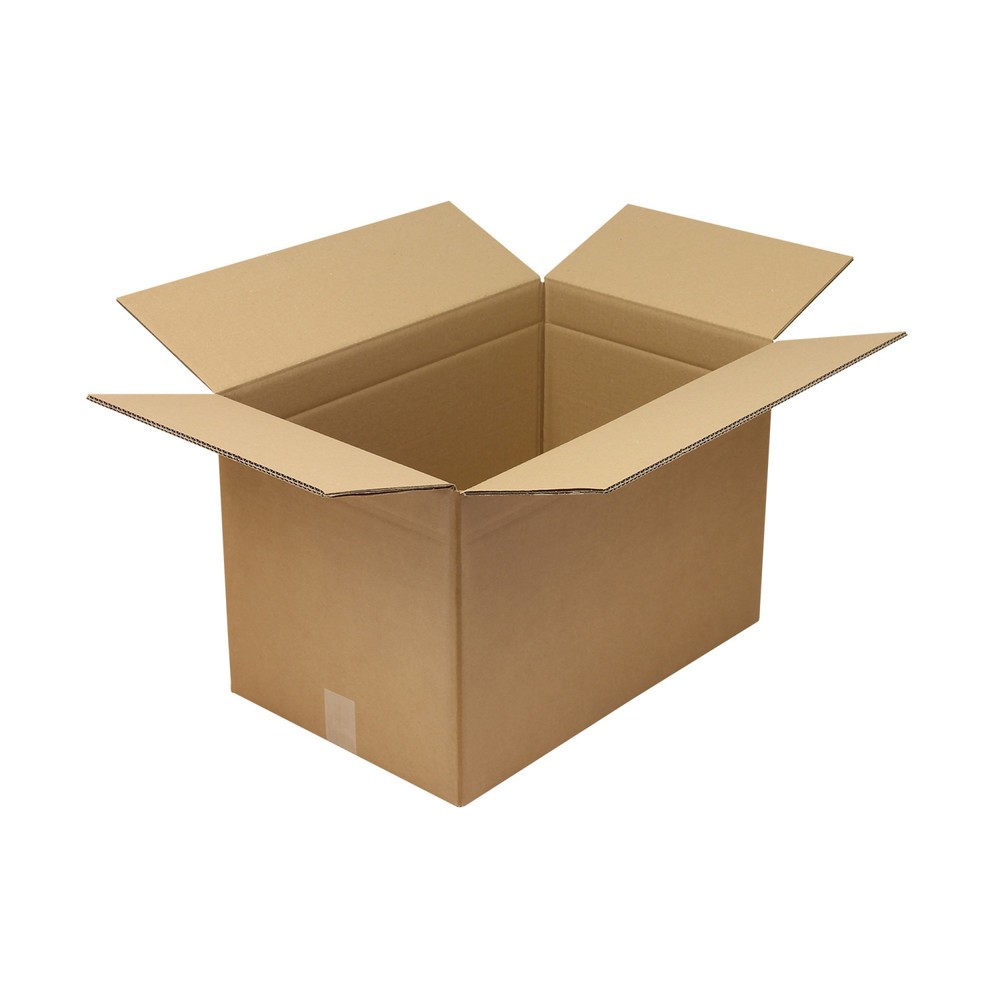 Image of  Individuelle Bedruckung - auch mehrfarbig - möglichWellpapp-Faltkarton 2-wellig, 575 x 370 x 370 mm, Qualität 2.30 BC, braun Wellpapp-Faltkarton 2-wellig, 575 x 370 x 370 mm, Qualität 2.30 BC, braun