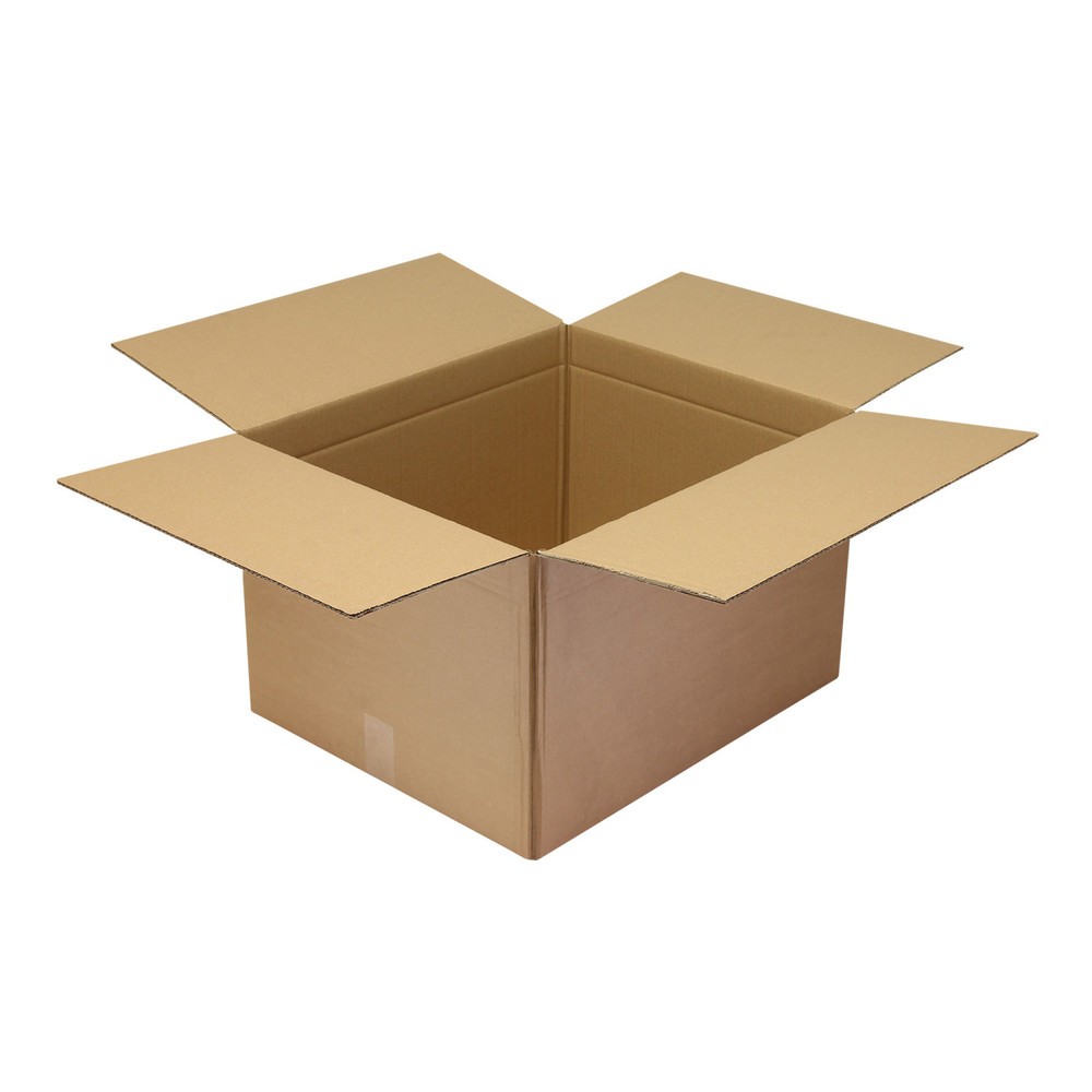 Image of  Individuelle Bedruckung - auch mehrfarbig - möglichWellpapp-Faltkarton 2-wellig, 580 x 480 x 360 mm, Qualität 2.30 BC, braun Wellpapp-Faltkarton 2-wellig, 580 x 480 x 360 mm, Qualität 2.30 BC, braun