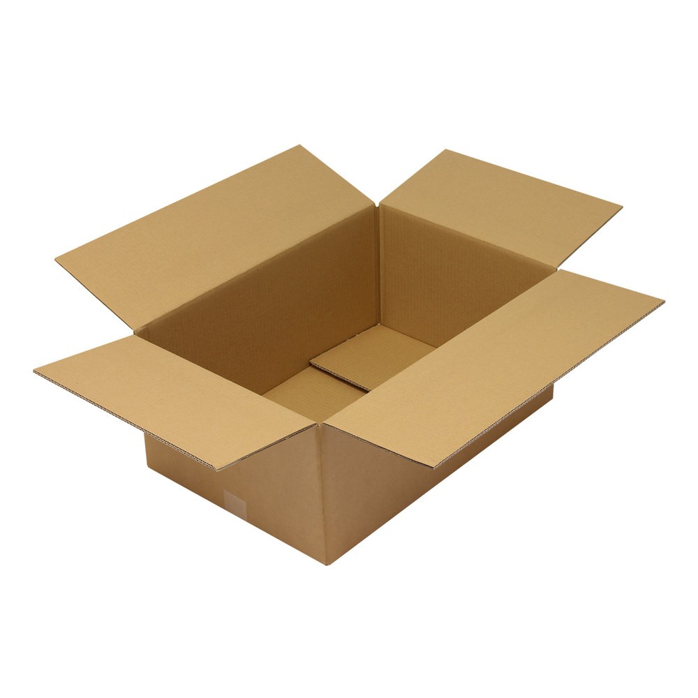 Image of  Individuelle Bedruckung - auch mehrfarbig - möglichWellpapp-Faltkarton, 2-wellig, 600 x 400 x 250 mm Wellpapp-Faltkarton, 2-wellig, 600 x 400 x 250 mm