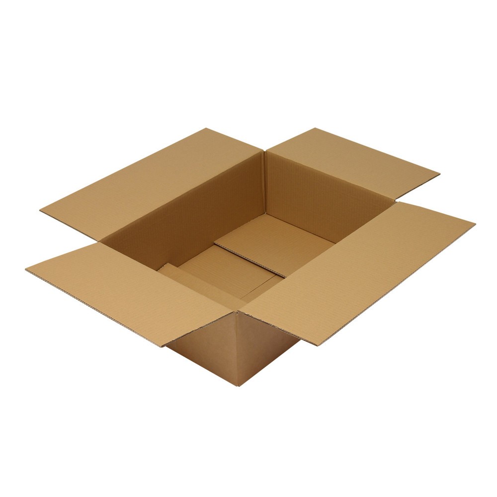 Image of  Individuelle Bedruckung - auch mehrfarbig - möglichWellpapp-Faltkarton 2-wellig, 610 x 430 x 190 mm, Qualität 2.30 BC, braun Wellpapp-Faltkarton 2-wellig, 610 x 430 x 190 mm, Qualität 2.30 BC, braun