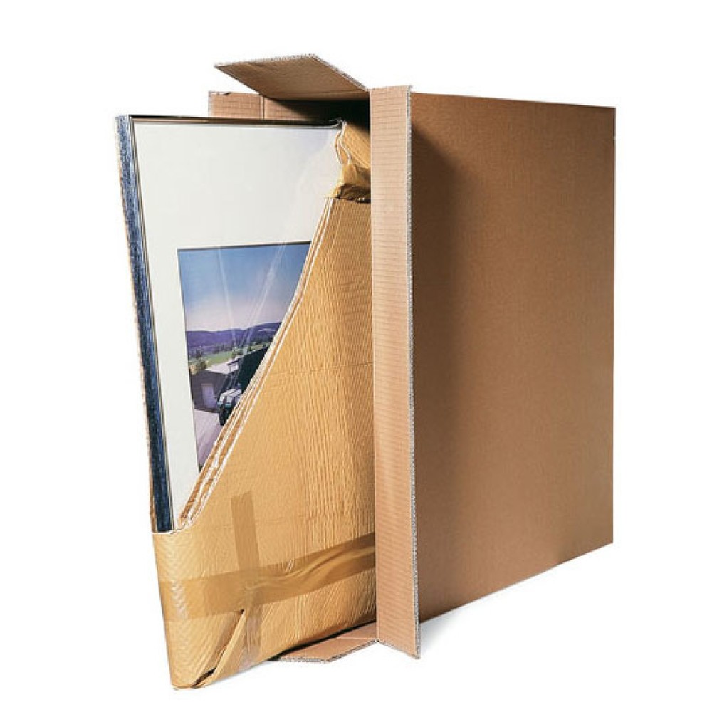 Image of  Individuelle Bedruckung - auch mehrfarbig Wellpapp-Faltkarton 2-wellig, 750 x 150 x 1000 mm, Qualität 2.3, braun Wellpapp-Faltkarton 2-wellig, 750 x 150 x 1000 mm, Qualität 2.3, braun