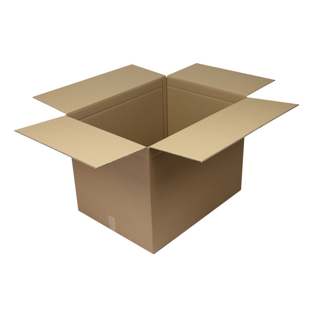 Image of  Individuelle Bedruckung - auch mehrfarbig - möglichWellpapp-Faltkarton 2-wellig, 780 x 580 x 580 mm, Qualität 2.50 BC, braun Wellpapp-Faltkarton 2-wellig, 780 x 580 x 580 mm, Qualität 2.50 BC, braun
