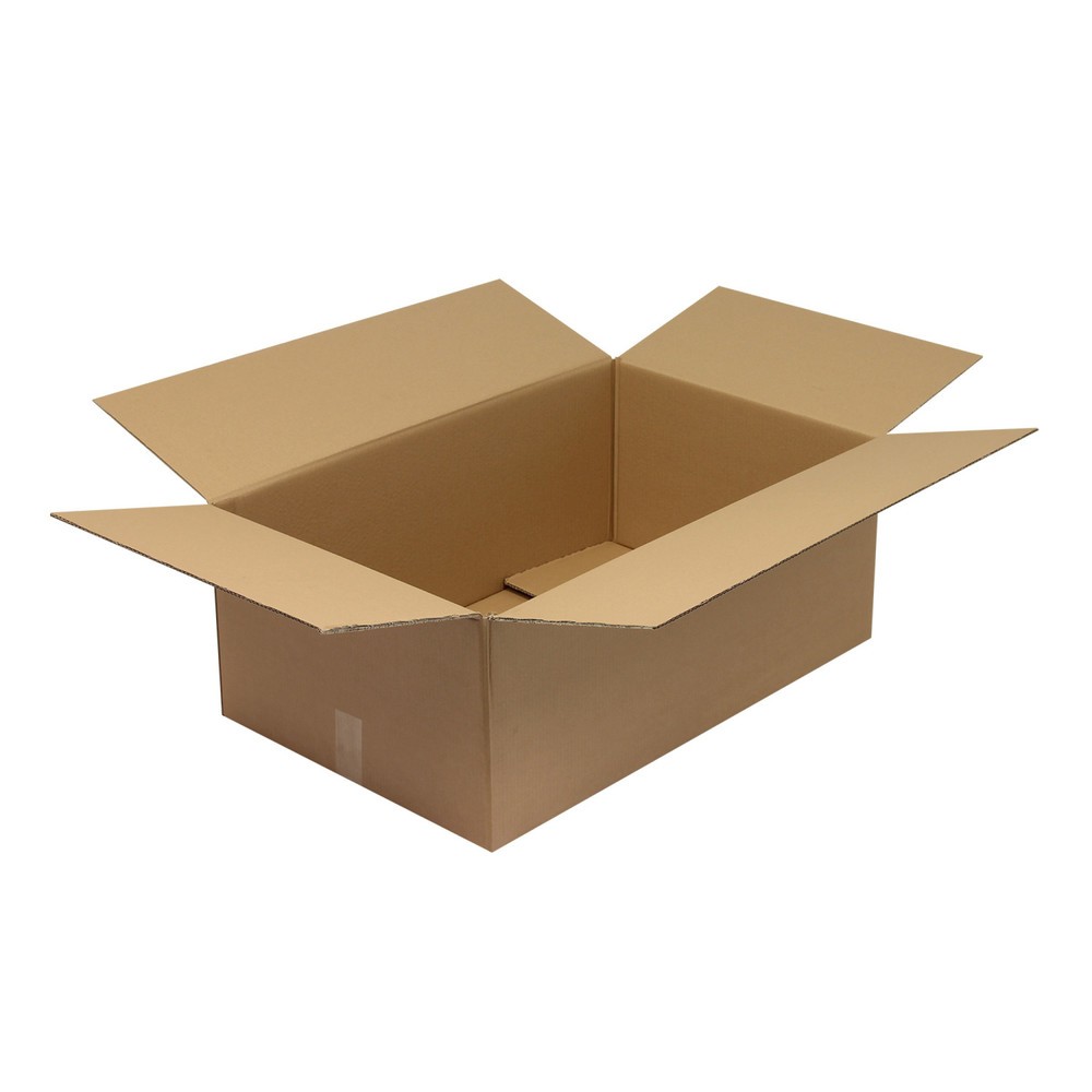Image of  Individuelle Bedruckung - auch mehrfarbig - möglichWellpapp-Faltkarton 2-wellig, 800 x 500 x 300 mm, Qual. 2.30 BC, braun Wellpapp-Faltkarton 2-wellig, 800 x 500 x 300 mm, Qual. 2.30 BC, braun