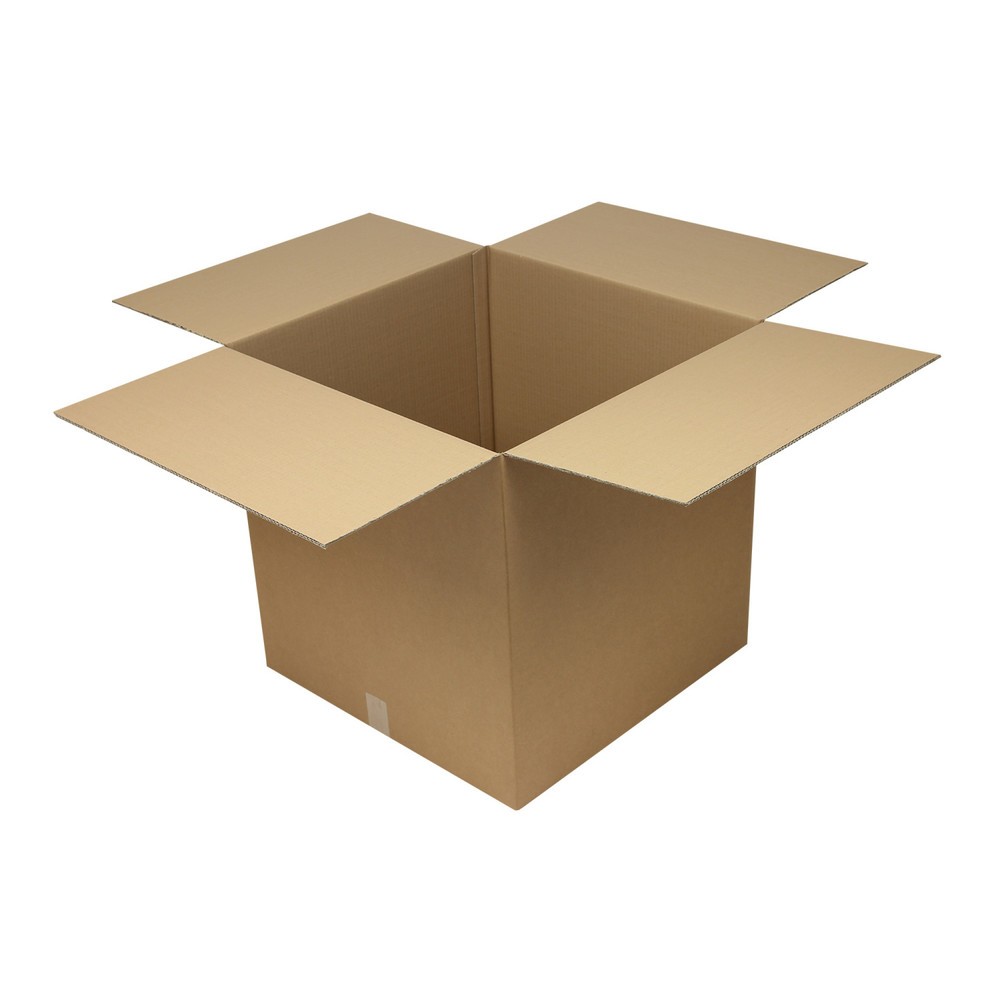 Image of  Geeignet für den Versand von PC-MonitorenWellpapp-Faltkarton 2-wellig, Innenmass 600 x 600 x 600 mm, Qual. 2.40 BC, braun Wellpapp-Faltkarton 2-wellig, Innenmass 600 x 600 x 600 mm, Qual. 2.40 BC, braun