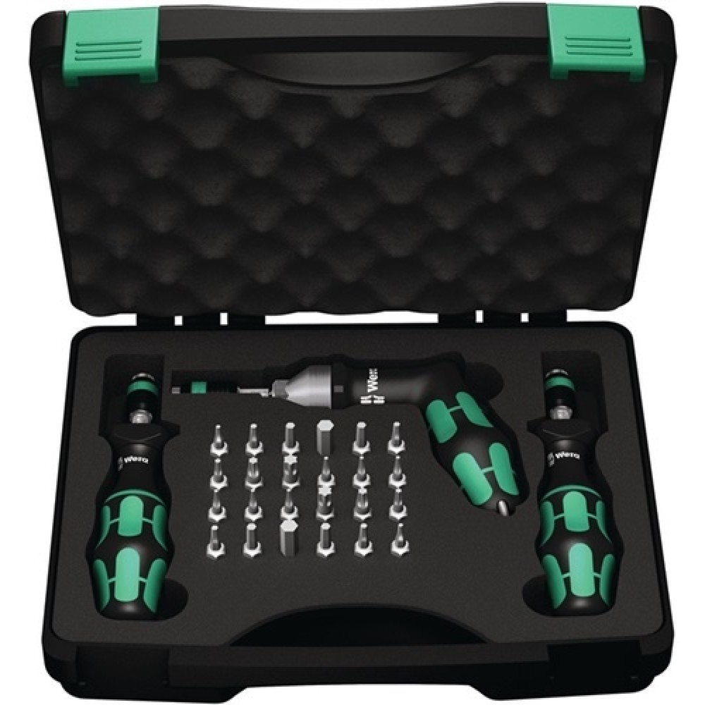 Image of  prüfpflichtig: jaDrehmomentschraubendrehersatz 7440/41/42 27-tlg.0,3-6 Nm einstellb.WERA Drehmomentschraubendrehersatz 7440/41/42 27-tlg.0,3-6 Nm einstellb.WERA