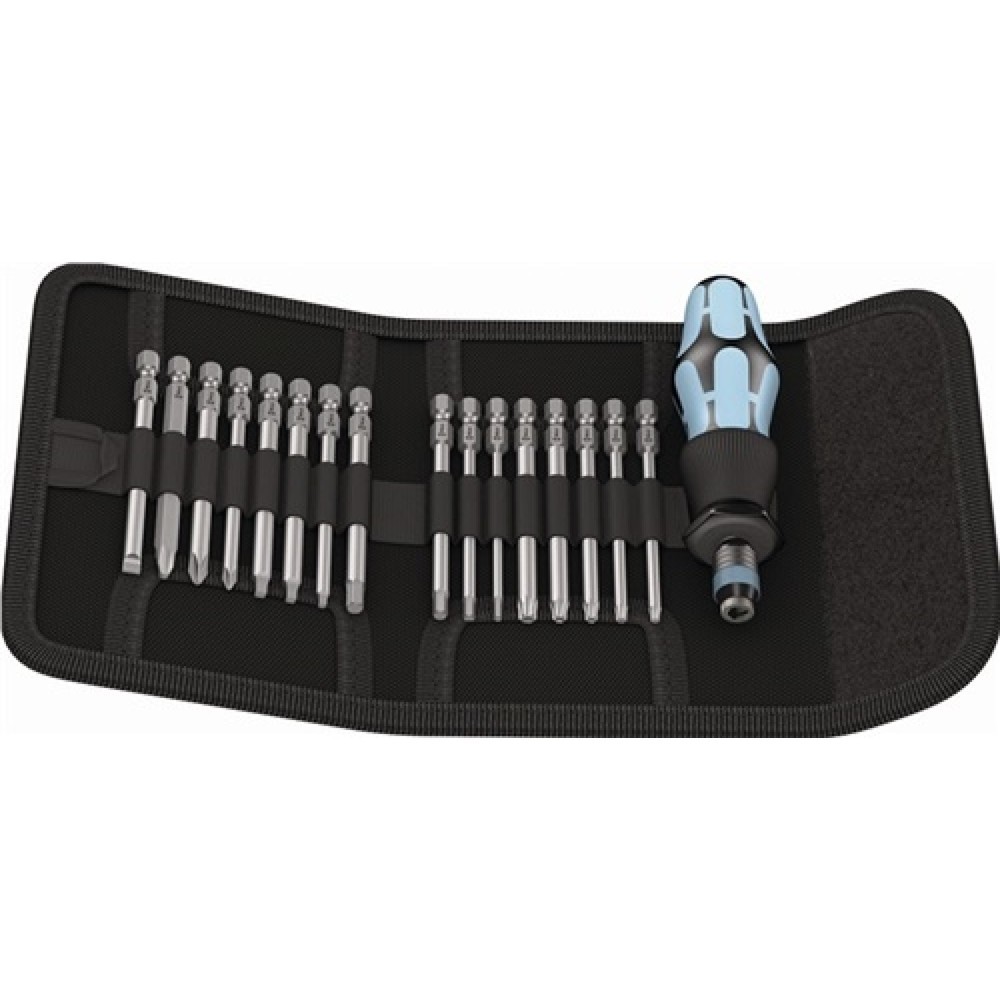 Image of  Modell: 05071116001Schraubendrehersatz K K 60 VA 17-tlg.m.Wechselklingen VA WERA Schraubendrehersatz K K 60 VA 17-tlg.m.Wechselklingen VA WERA