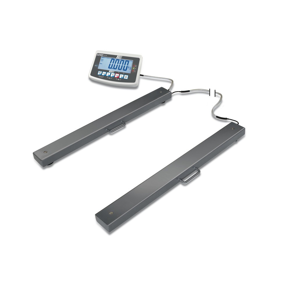 Image of Die Wiegebalken aus Stahl: Für hohe Präzision bei Messungen Ob in Lager oder Produktion: Diese massiven Wiegebalken eignen sich auch für lange und voluminöse Wägegüter. Eine integrierte Justierfunktion erlaubt Ihnen die manuelle Einstellung der Bodenwaage