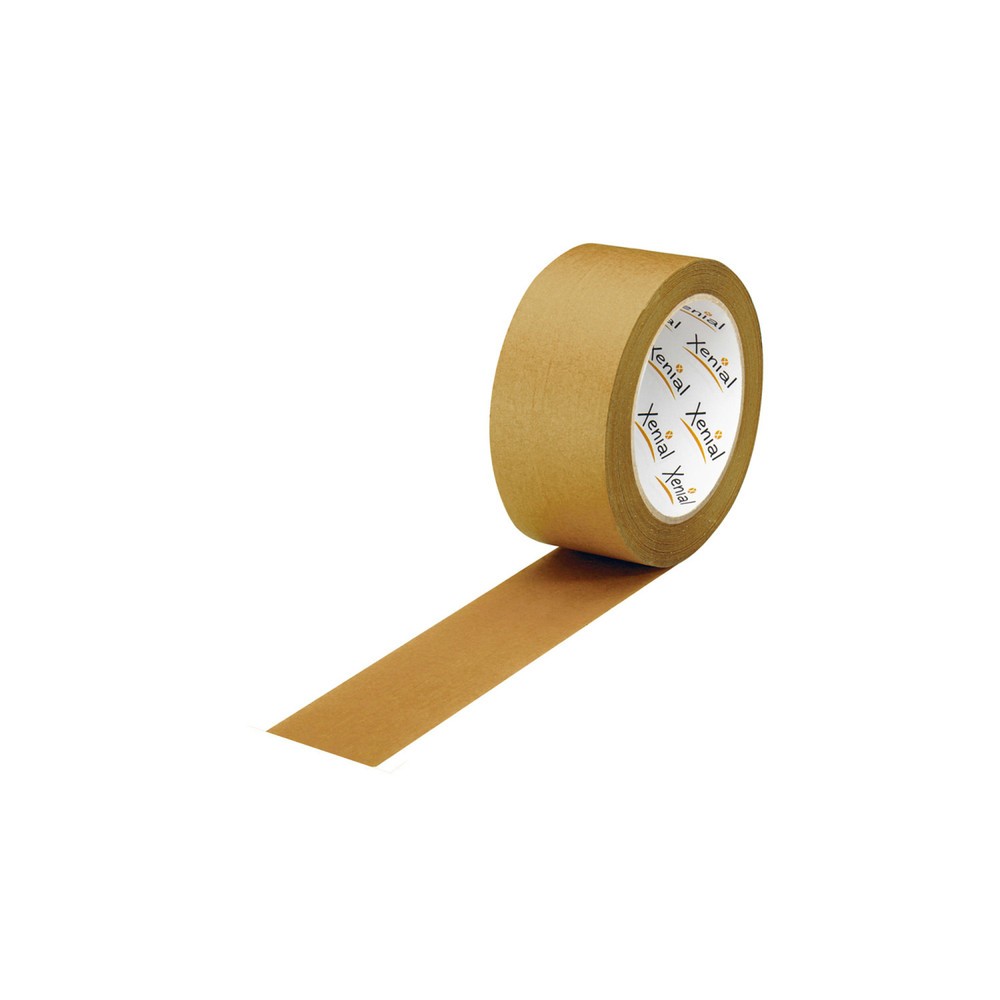 Image of  Recycelbar, da 100% PapierXenial Papier-Klebeband, 50 mm breit x 50 lfm, Stärke 135 µ, braun Xenial Papier-Klebeband, 50 mm breit x 50 lfm, Stärke 135 µ, braun