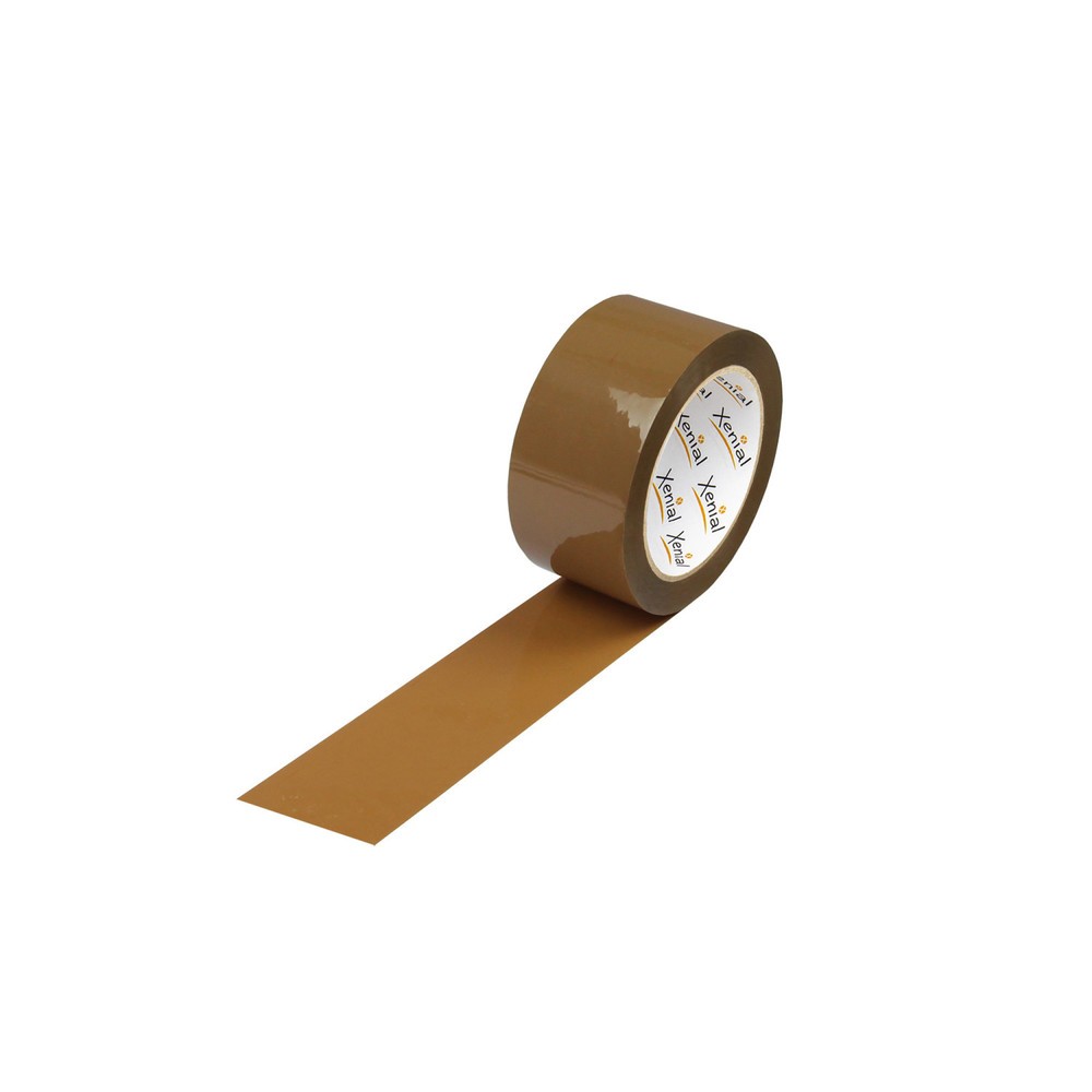 Image of  76 mm PappkernXenial PP-Klebeband, leise, 50mm breitx66lfm., 63µ, braun, High Tack Xenial PP-Klebeband, leise, 50mm breitx66lfm., 63µ, braun, High Tack