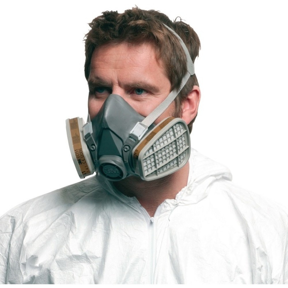 Produktabbildung Nr. 2: 3M™ Atemschutzhalbmaske 6200 – Serie 6000, ohne Filter, EN 140, M