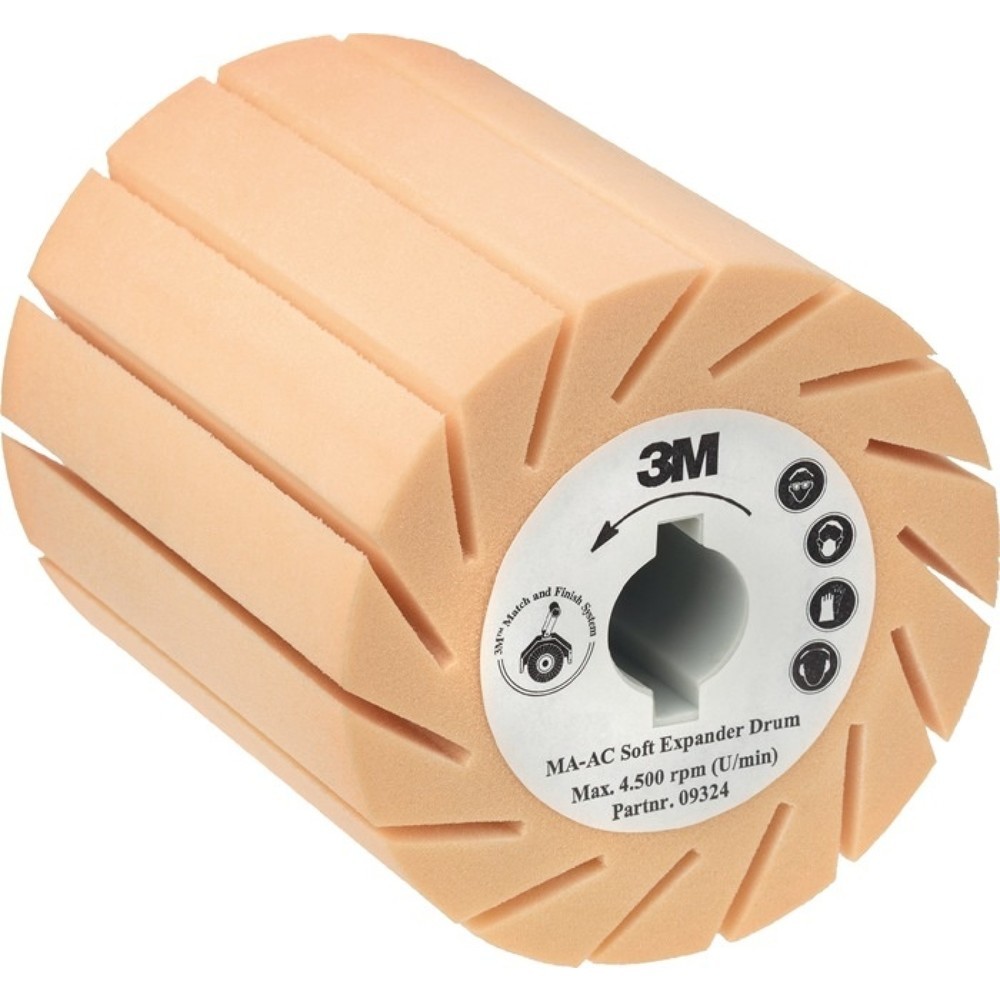 Illustration du produit: 3M™ Aufnahmewalze MA-AC, Ø90xB100mm, weich, 19 mm