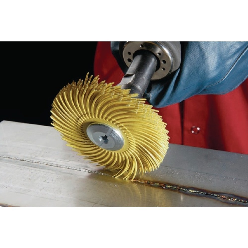 Produktabbildung Nr. 2: 3M™ Radialbürstenscheibe RB-ZB Typ C, blau, Ø 75 mm Körnung 400, 20000 min-¹
