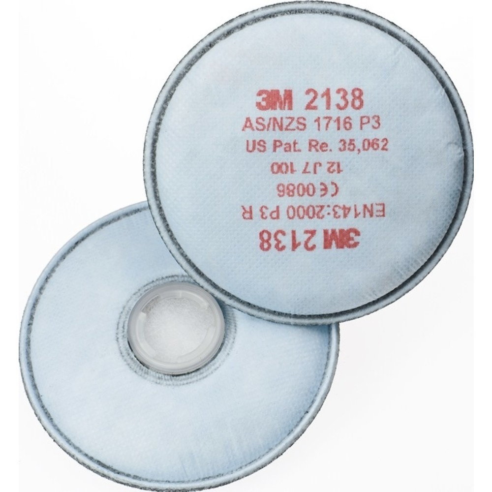 Illustration du produit: 3M™ Rundpartikelfilter 2138 EN 1473:2000 P3R