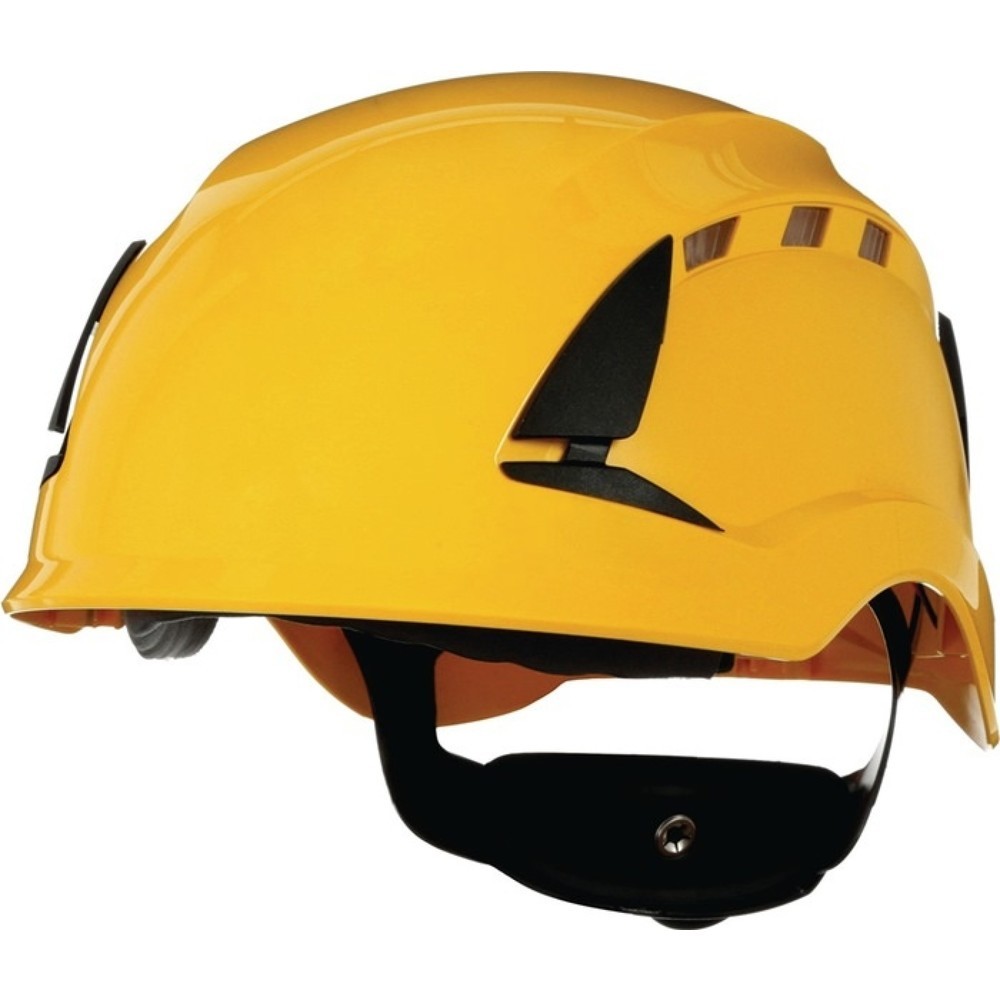 Produktabbildung: 3M™ Schutzhelm SecureFit X5502V-CE, UV stabilisiertes (ABS), gelb, EN 398