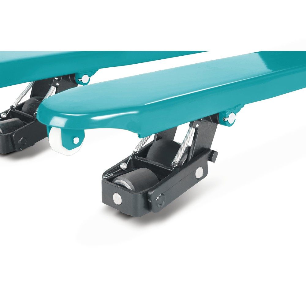 Produktabbildung Nr. 2: 4-Wege-Handhubwagen Ameise® PTM 2.5 Cross, Tragfähigkeit 2.500 kg/1.500 kg, Gabellänge 1.150 mm, Polyurethan