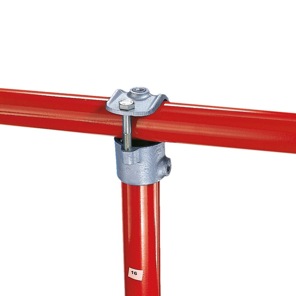 Produktabbildung: 90°-Aufsteckverbinder, Aussen-Ø Rohr 33,7 mm