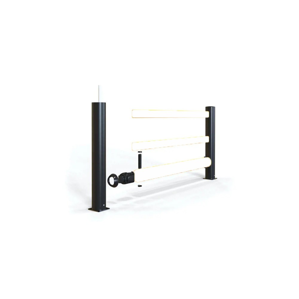 Produktabbildung Nr. 5: A-SAFE Poteau central pour rambarde de protection contre les chocs eFlex+ en MEMAPLEX®, pour l’intérieur et l’extérieur, Hxl, HxP 456 x 180 mm