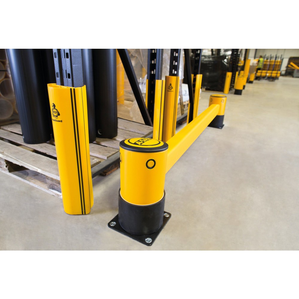 Produktabbildung Nr. 5: Protection d'extrémité de rayonnage A-SAFE en MEMAPLEX®, simple - longueur 1 200 mm