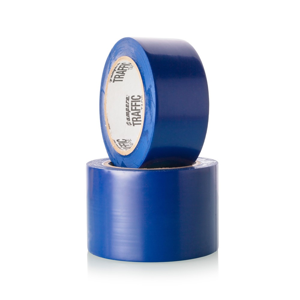 Produktabbildung Nr. 2: A.M.P.E.R.E. Bodenmarkierungsband Traffic Tape Standard, Breite 50 mm, Stärke 0,15 mm, Länge 33 m, blau