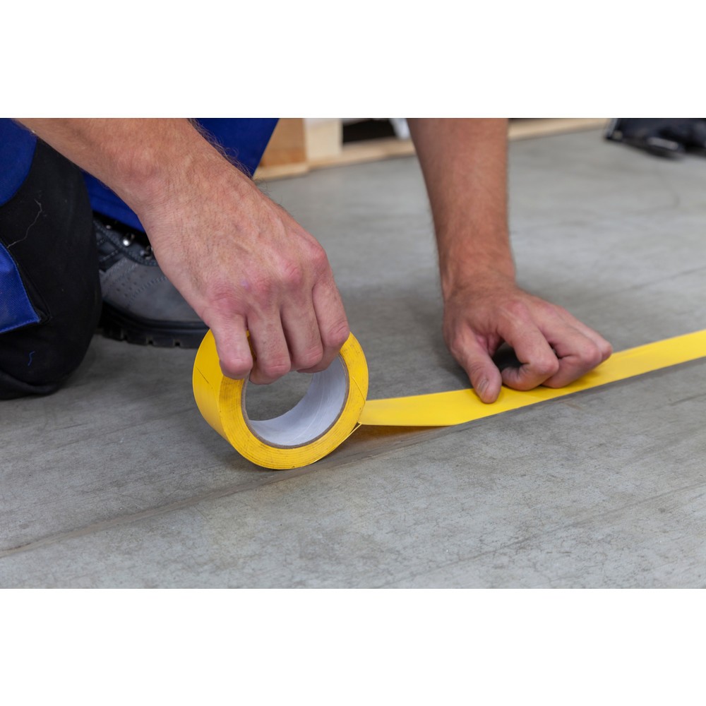 Produktabbildung Nr. 7: A.M.P.E.R.E. Bodenmarkierungsband Traffic Tape Standard, Breite 50 mm, Stärke 0,15 mm, Länge 33 m, blau