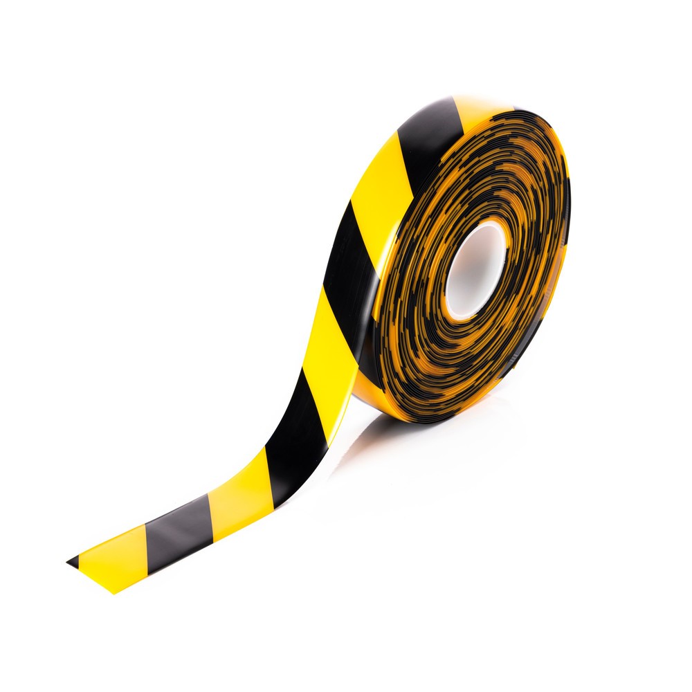 Produktabbildung Nr. 1: A.M.P.E.R.E. Bodenmarkierungsband Traffic Tape Strong, Stärke 1,2 mm, Länge 30 m, gelb/schwarz