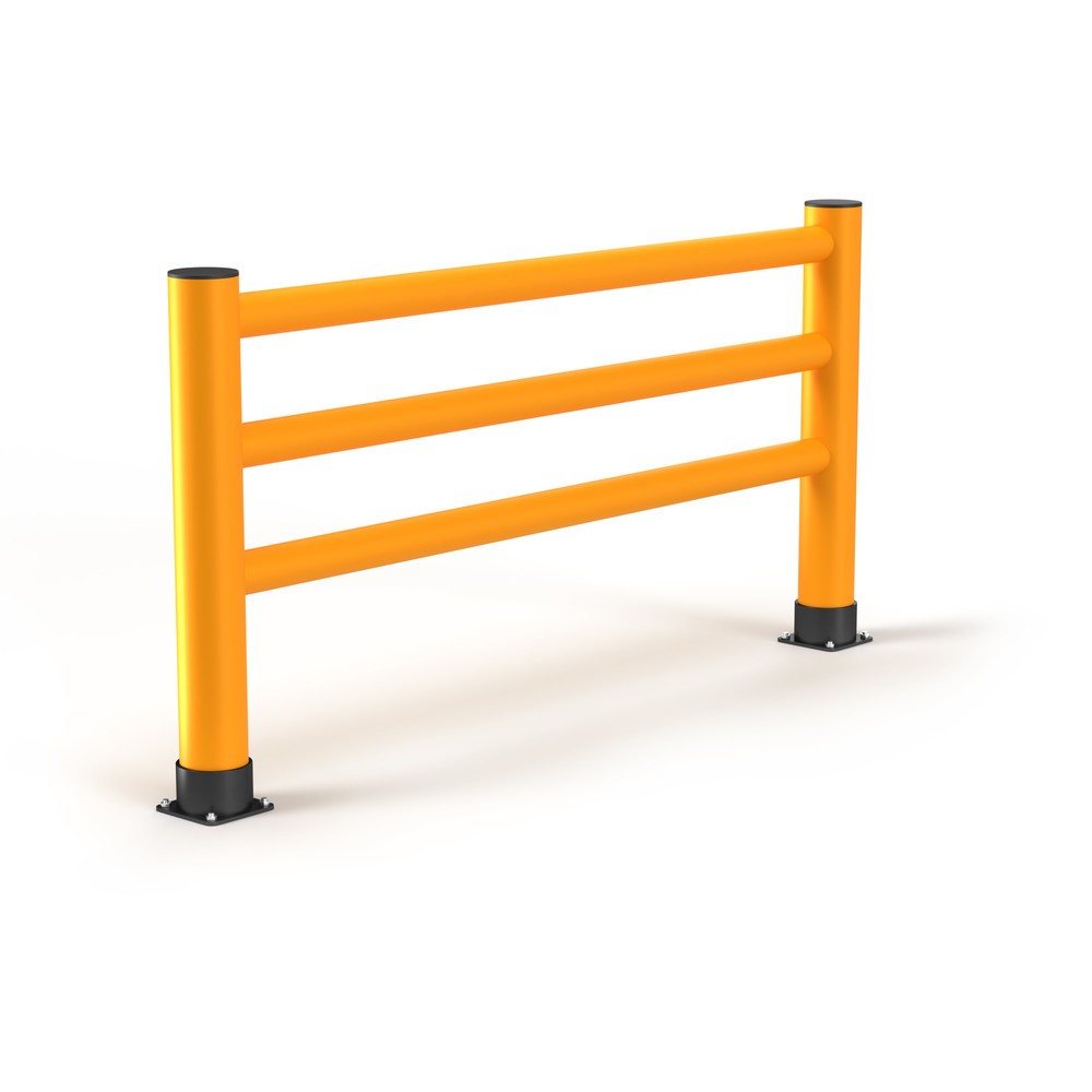Produktabbildung: A.M.P.E.R.E. Rammschutzgeländer Rack Mammut®, Innen- und Aussenbereich, HxL 1.100 x 2.000 mm