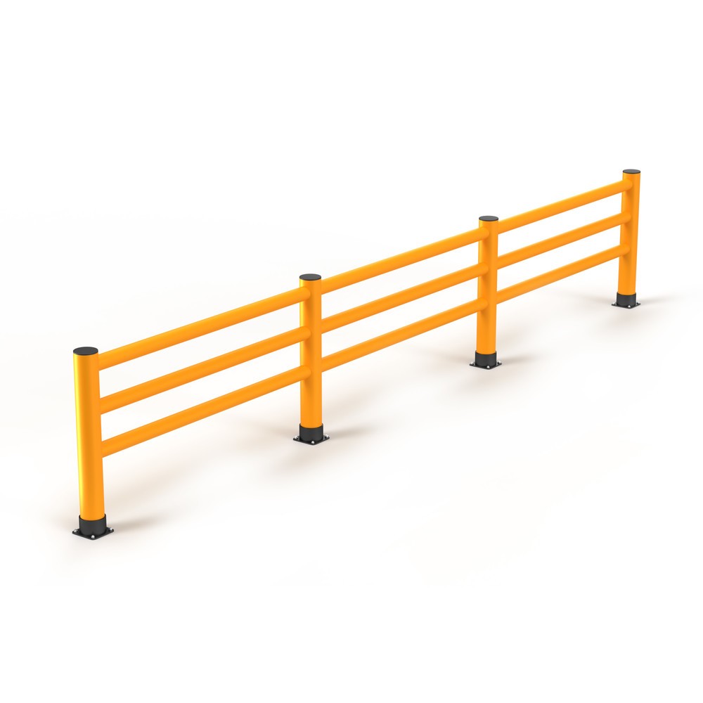 Produktabbildung Nr. 1: A.M.P.E.R.E. Rammschutzgeländer Rack Mammut®, Innen- und Aussenbereich, HxL 1.100 x 6.000 mm