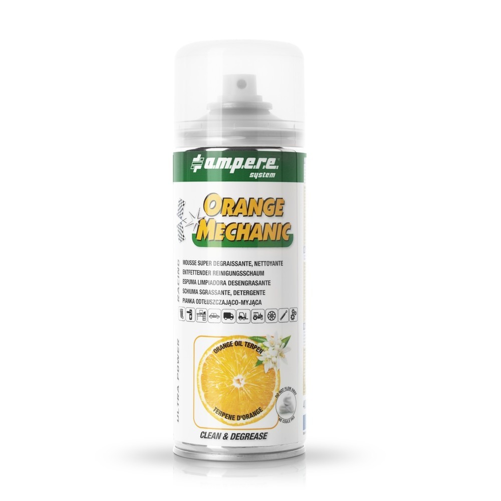 Illustration du produit: A.M.P.E.R.E. Mousse de nettoyage Orange Mechanic, dégraissante, 400 ml, 12 p./UV