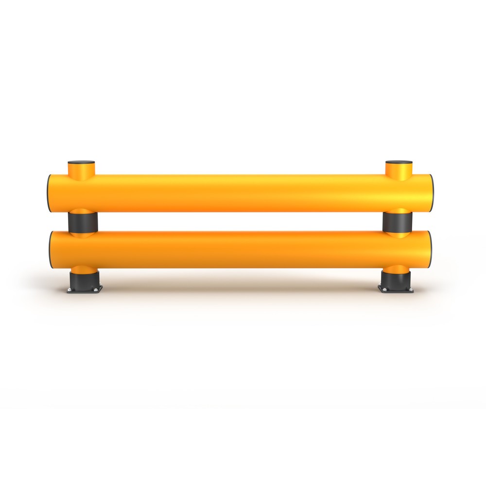 Produktabbildung Nr. 2: A.M.P.E.R.E. Rammschutzbarriere Rack Mammut®, Doppelplanke, Länge 2.000 mm