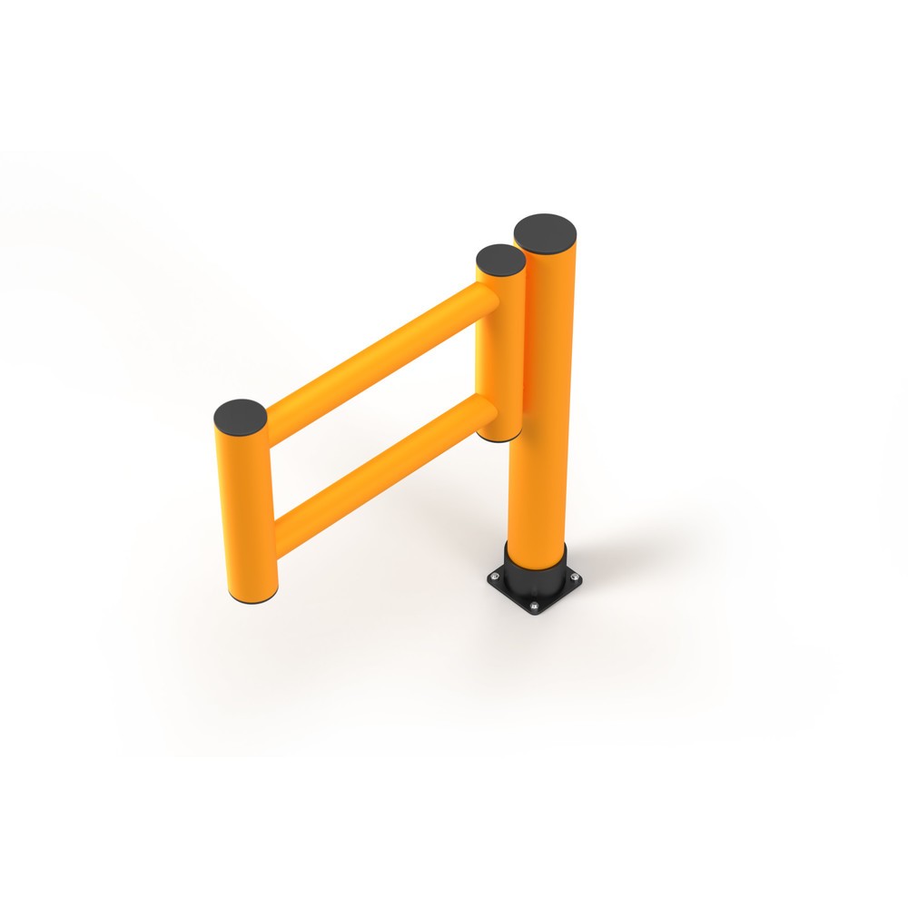 Produktabbildung Nr. 3: A.M.P.E.R.E. Schwingtür Rack Mammut® für Rammschutzgeländer Rack Mammut®, Innen- und Außenbereich Anschlag links, HxL 1.100 x 1.000 mm