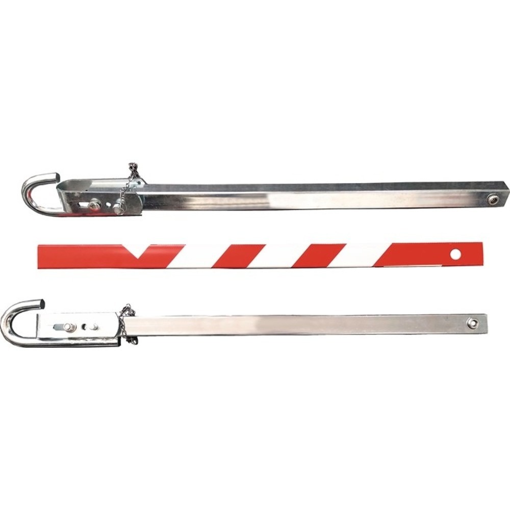 Produktabbildung: Abschleppstange, L750xB170xH60mm, Stahl verzinkt, mit Aufbewhrungstasche, Gewicht 1,1 kg rot-weiss