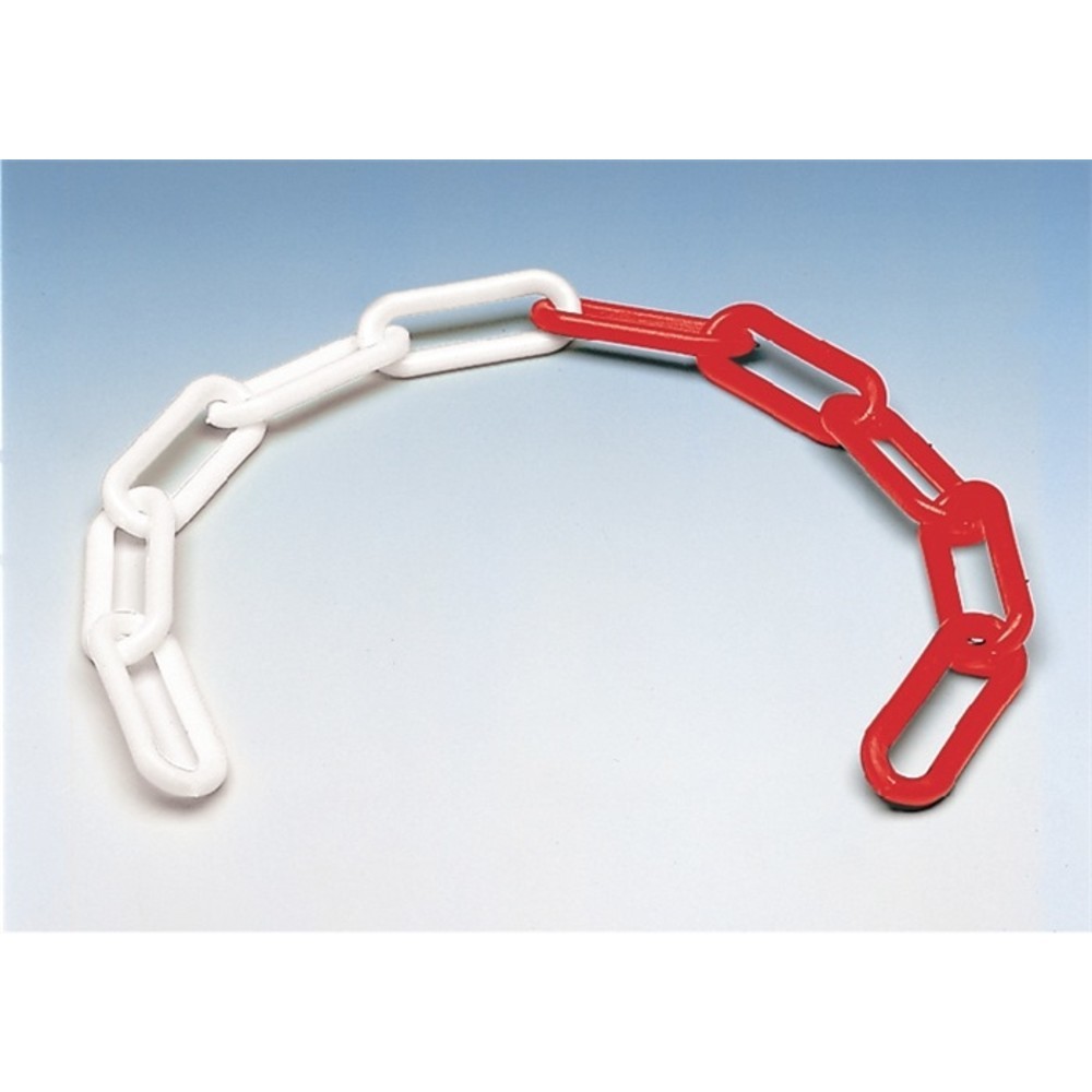Produktabbildung: Absperrkette Ku.rot/weiss 6mm L.30m