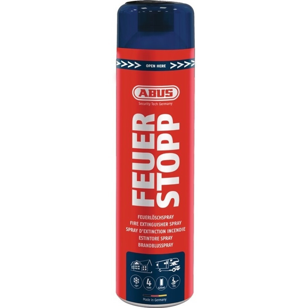 Illustration du produit: ABUS Spray d'extinction d’incendie FS625, FS625 625 ml avec pression permanente, sans support