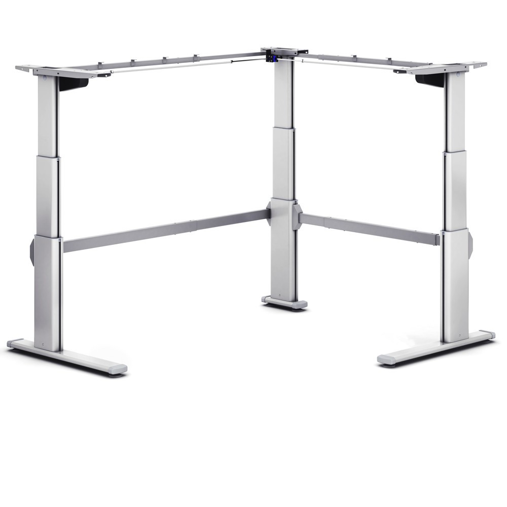 Illustration du produit: Actiforce Bâti de table Aluforce, réglable en hauteur électriquement, Pro 250 M 90°, argent