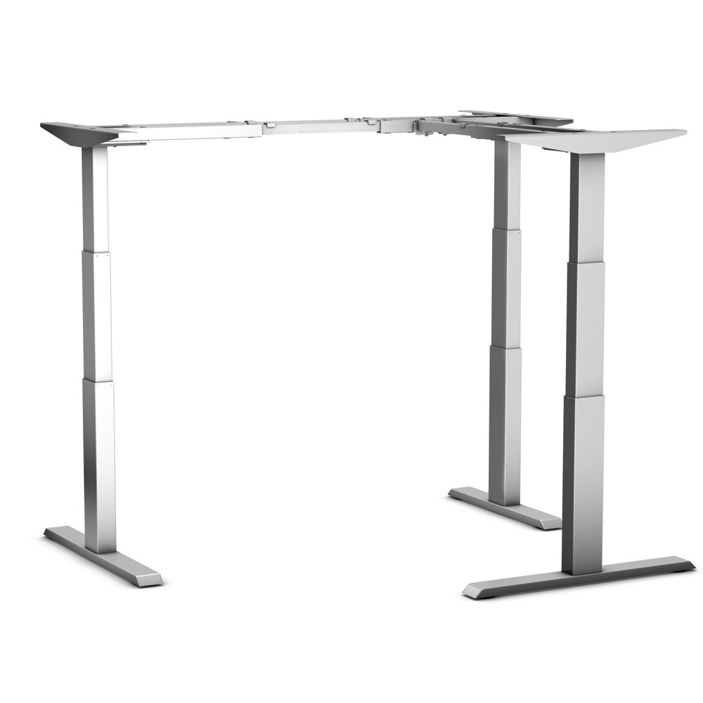 Produktabbildung Nr. 2: Actiforce Bâti de table d’angle Steelforce, réglable en hauteur électriquement, Pro 671 SLS 90°, argent