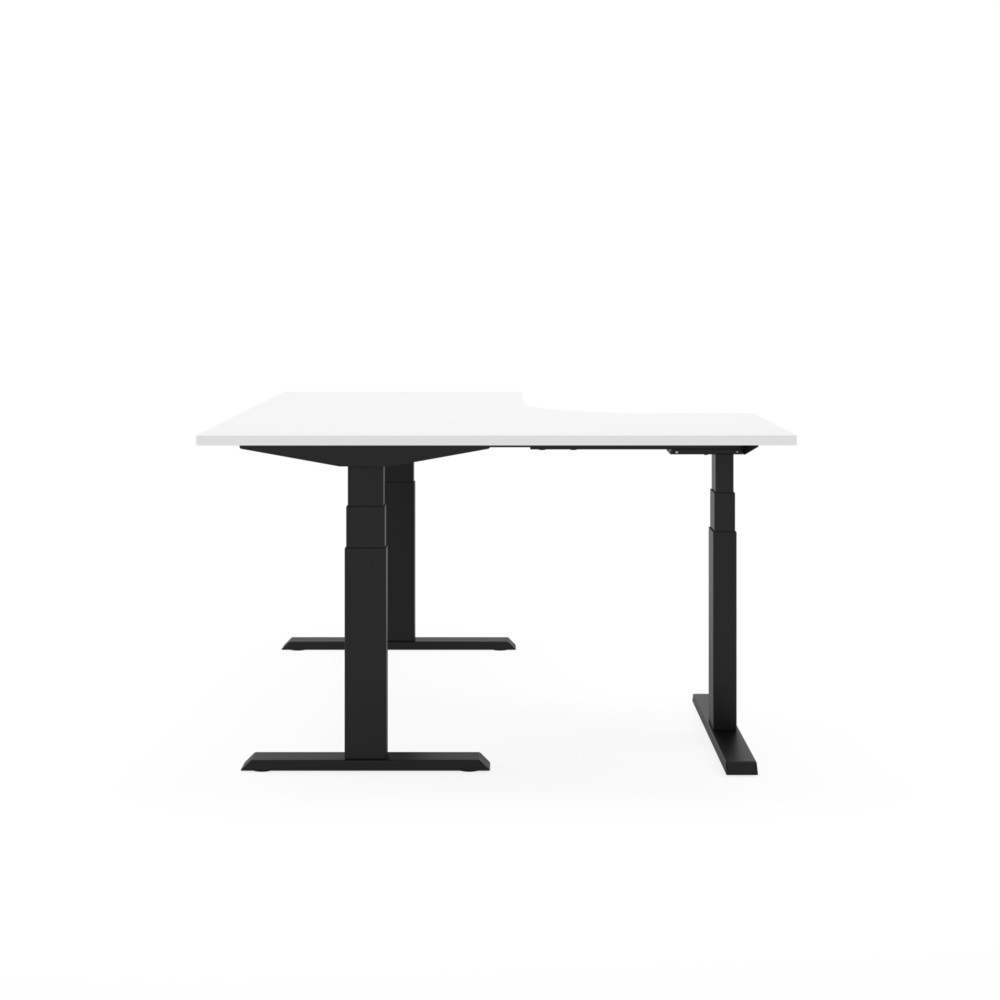 Produktabbildung Nr. 2: Actiforce Bâti de table d’angle Steelforce, réglable en hauteur électriquement, Pro 671 SLS 90°, noir
