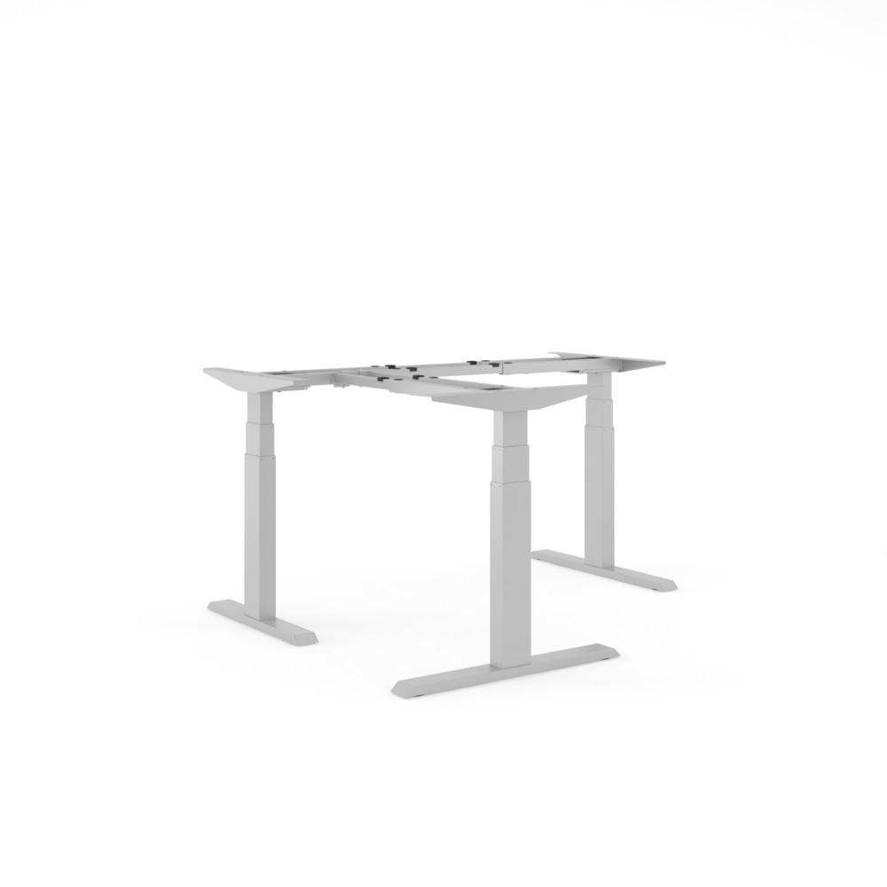 Illustration du produit: Actiforce Bâti de table d’angle Steelforce, réglable en hauteur électriquement, Pro 671 SLS 90°, argent