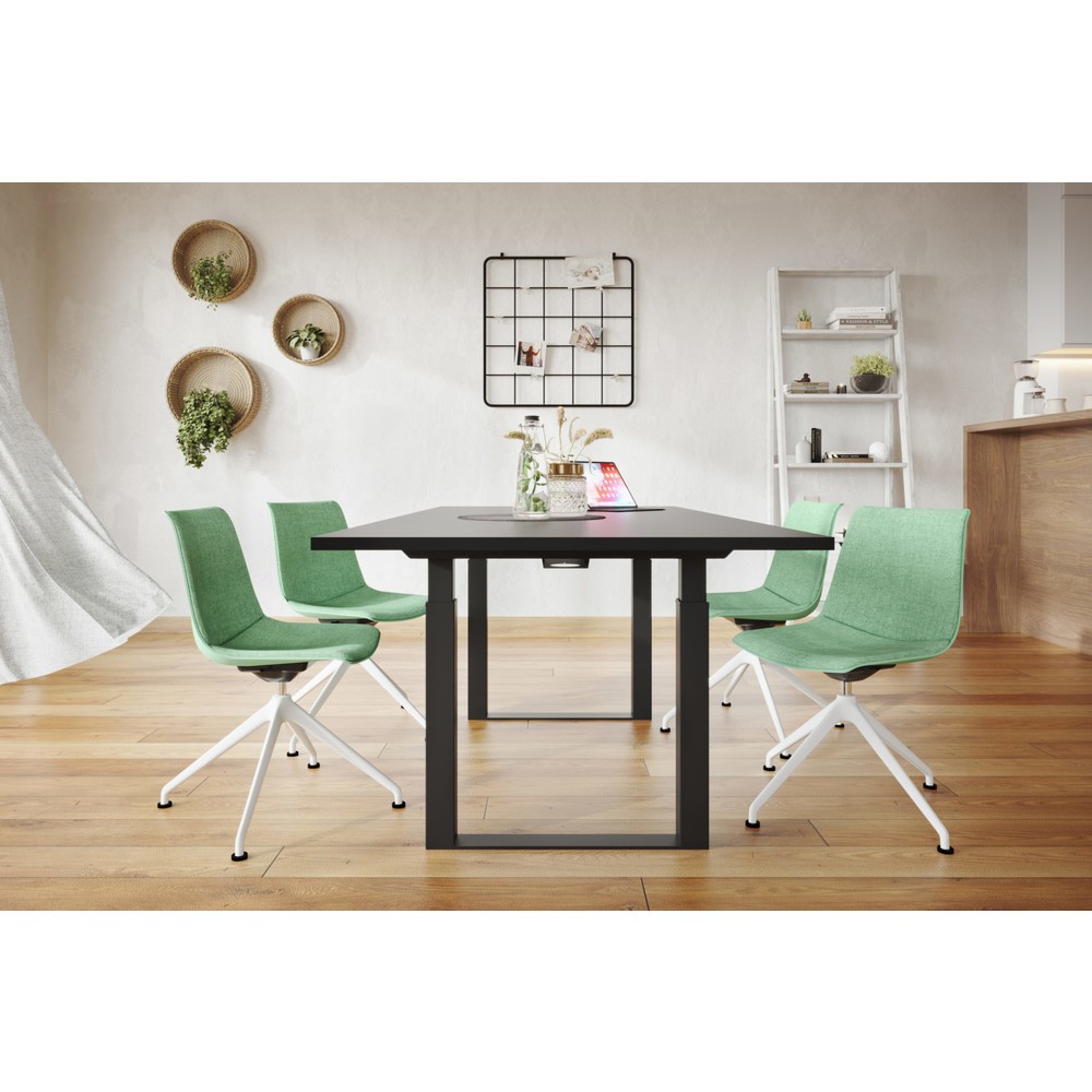 Produktabbildung Nr. 6: Actiforce Bâti de table Dining Table SKAGERRAK, réglable en hauteur électriquement, argent
