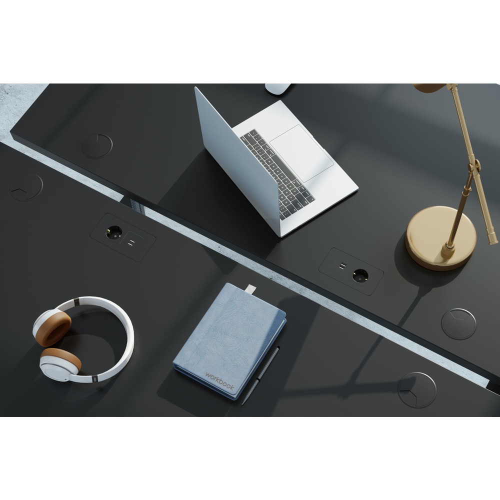 Produktabbildung Nr. 2: Actiforce Bureau Elements Solid 1800, réglable en hauteur électriquement, noir / blanc