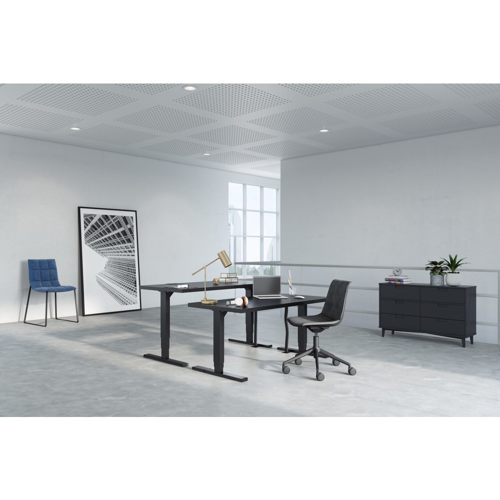 Produktabbildung Nr. 3: Actiforce Bureau Elements Solid 1800, réglable en hauteur électriquement, noir / blanc